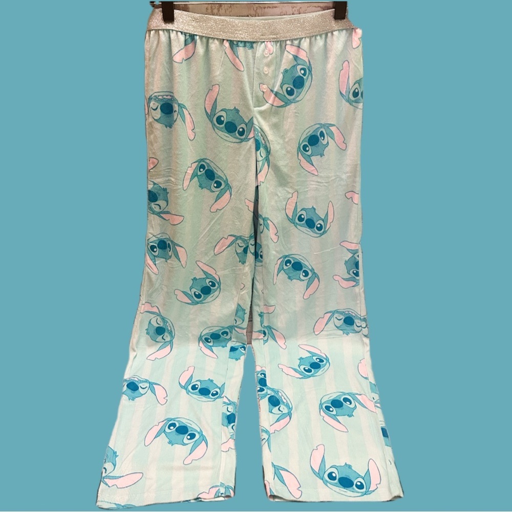 Disney Blue Stitch Women's Pajama Pants S